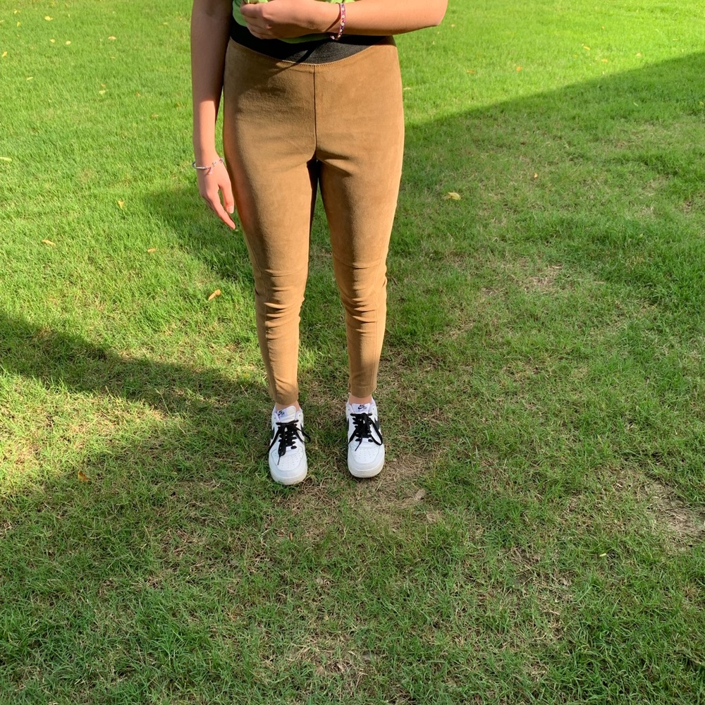 Brown Suede Polo Ralph Lauren Pants